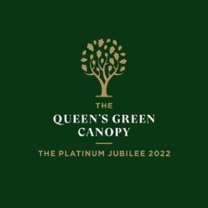 The queen s green canopy logo